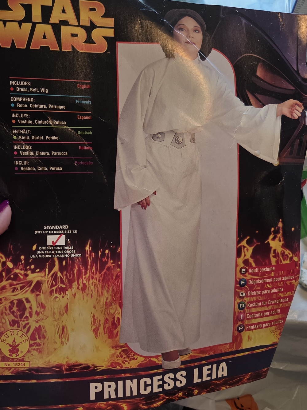 Star Wars Princess Leia Adult Costume - White